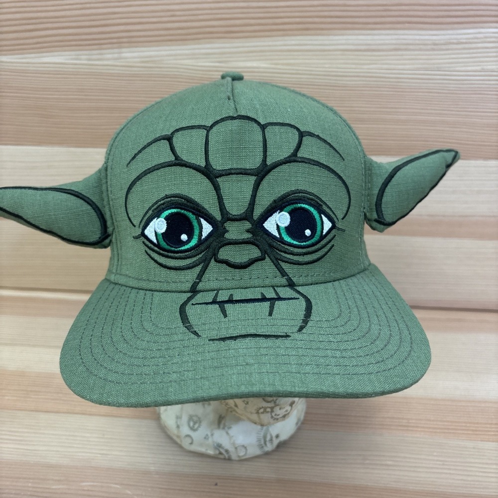 Star Wars Snapback YODA Ears Green Hat Cap Youth Under 14